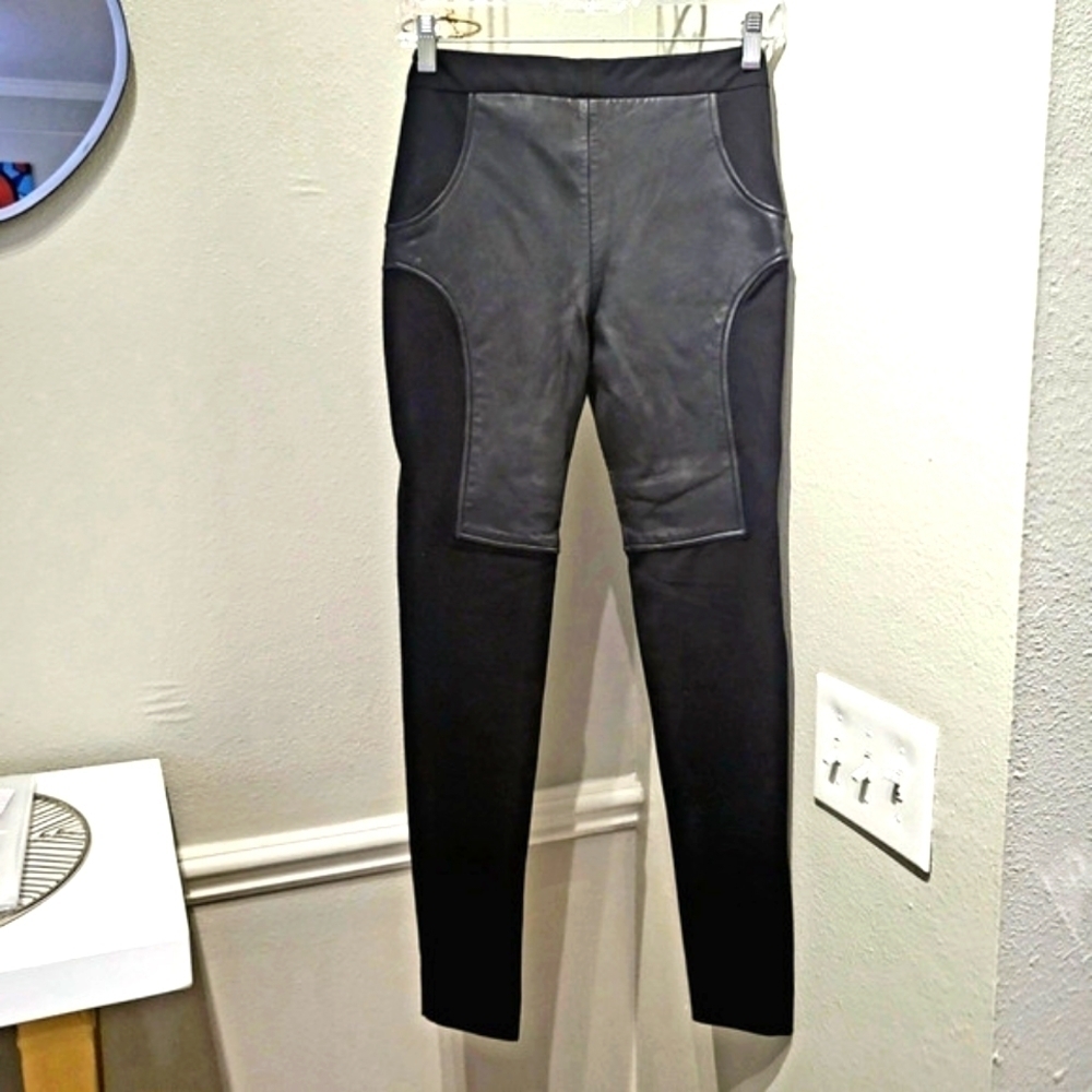 Alexander Wang | Leather Riding Pant - Picture 3 of 3